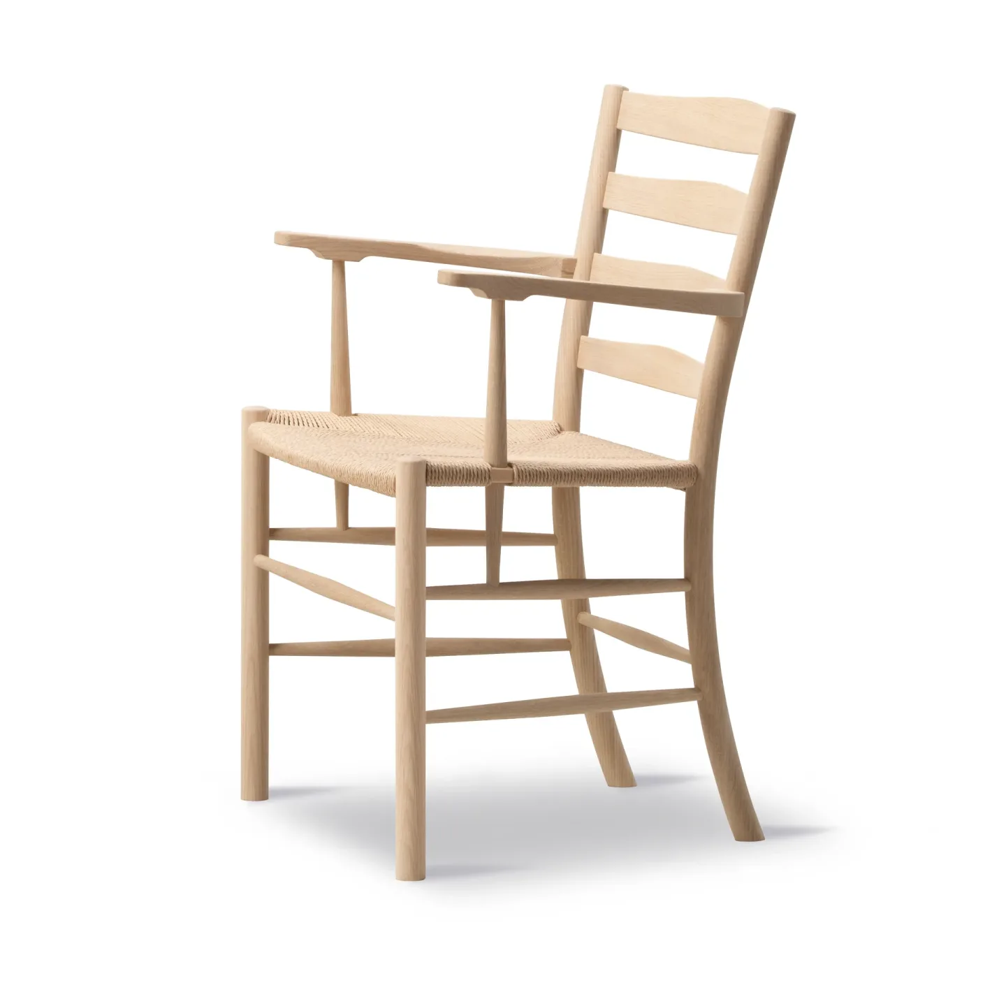 Fredericia Furniture Klint Armlehnstuhl Naturgeflochten-seifengeölte Eiche