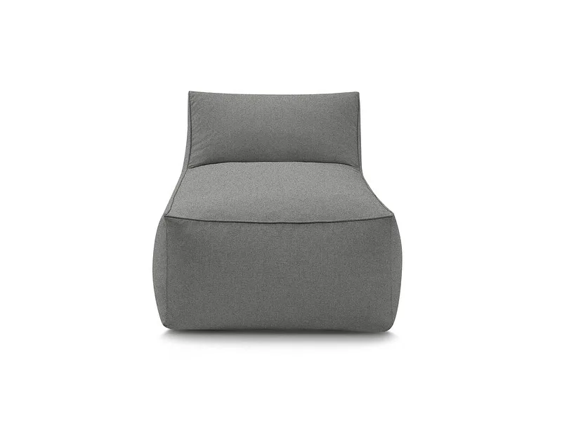 Récamière BOBOCHIC RIVIERA Stoff dunkelgrau