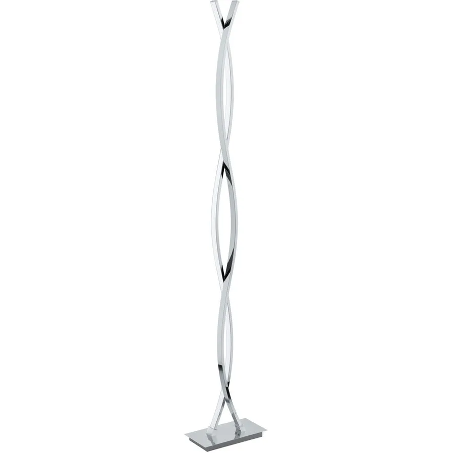 Eglo Stehlampe Lasana 2 Weiss Stahl 25 cm 142 mm - Material: Aluminium/Stahl/Kunststoff - LED - Lichtfarbe: Warmweiss