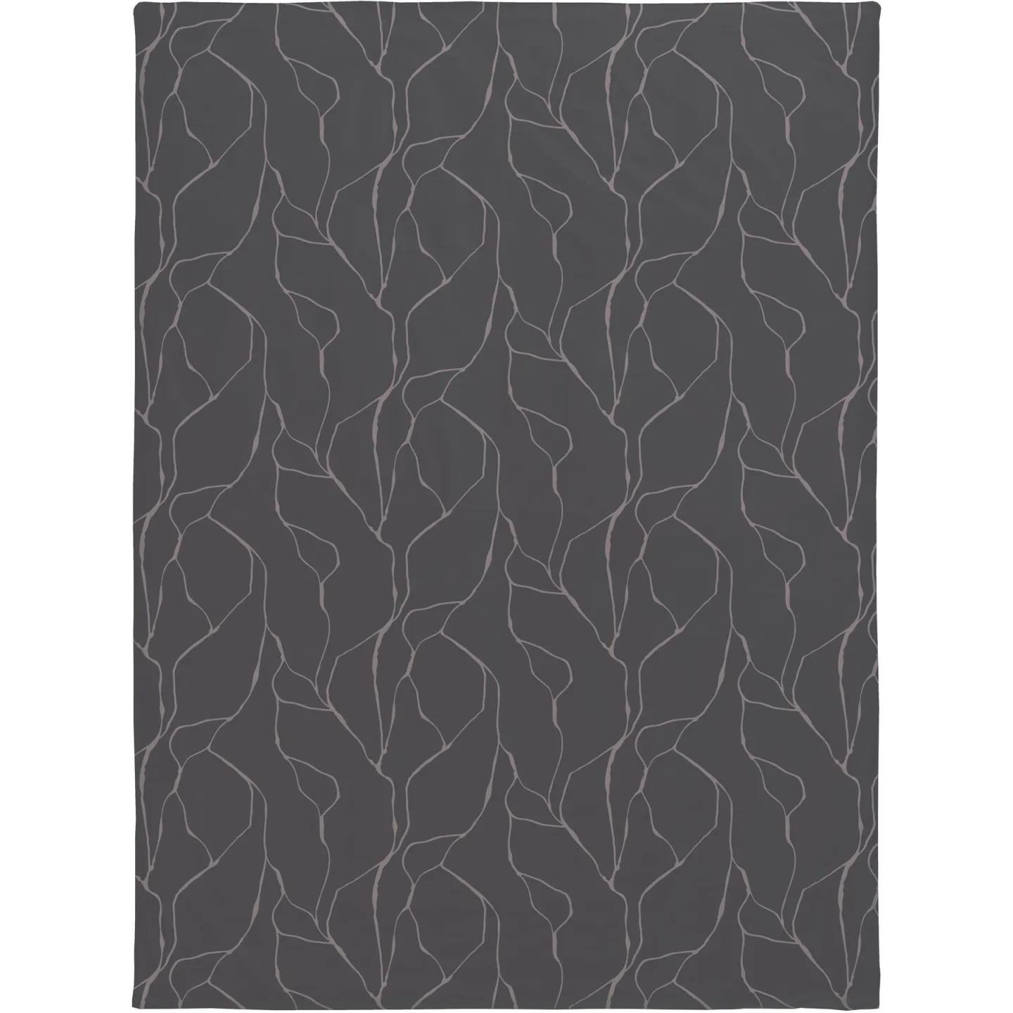 Duvetbezug - Farbe: anthrazit - Material: Baumwolle - 26
