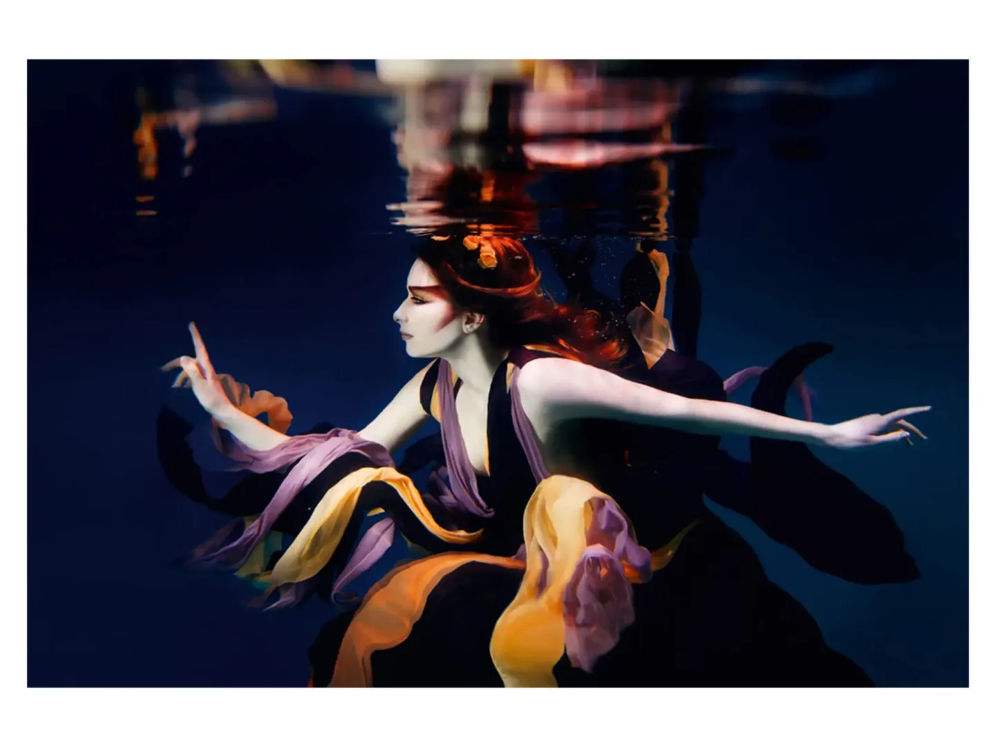 image LAND Digitaldruck auf Acrylglas Tanz Unter Wasser | Schubiger Möbel