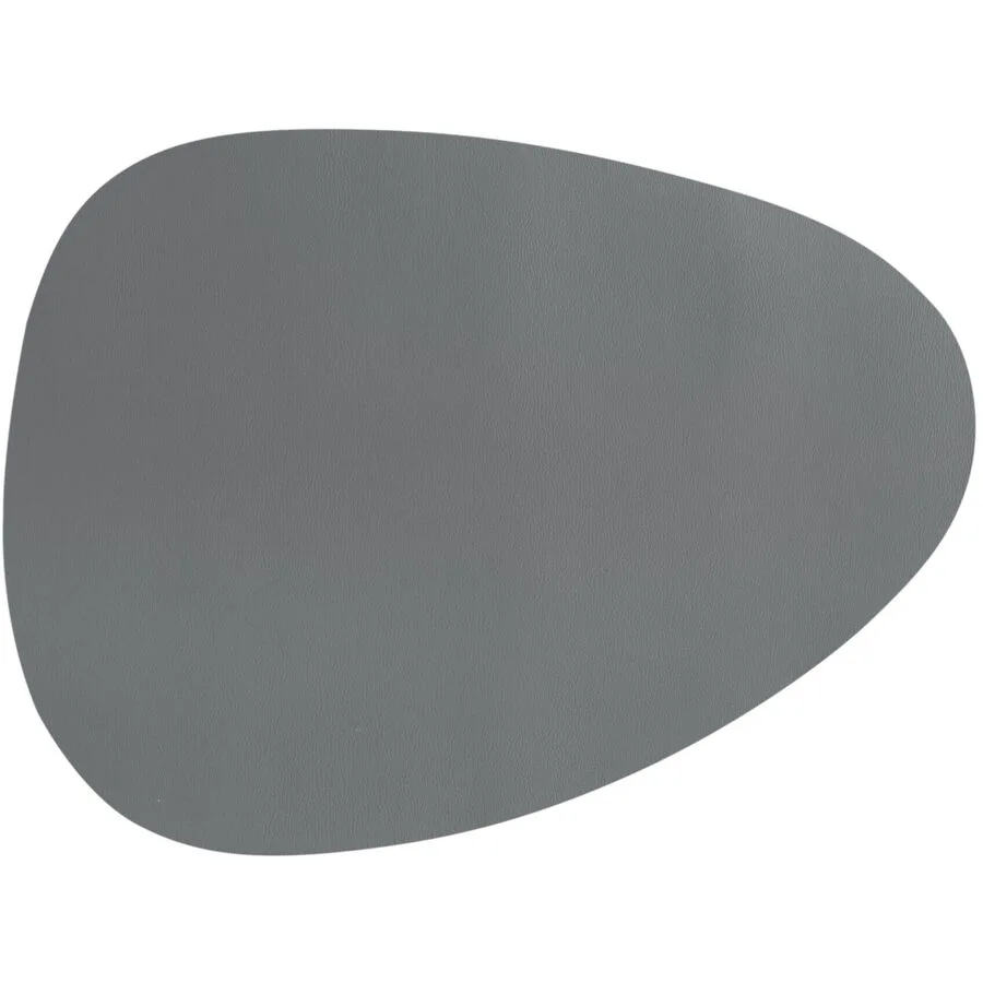 ZICZAC Tischset Togo Grau Kunstleder 43 x 32 cm