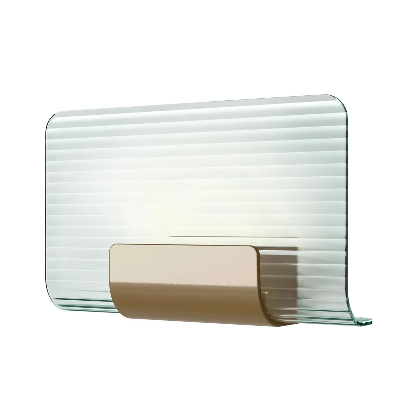 Nami Wandleuchte Brass - KDLN - Wohnzimmer - Design - Glas - Einflammig