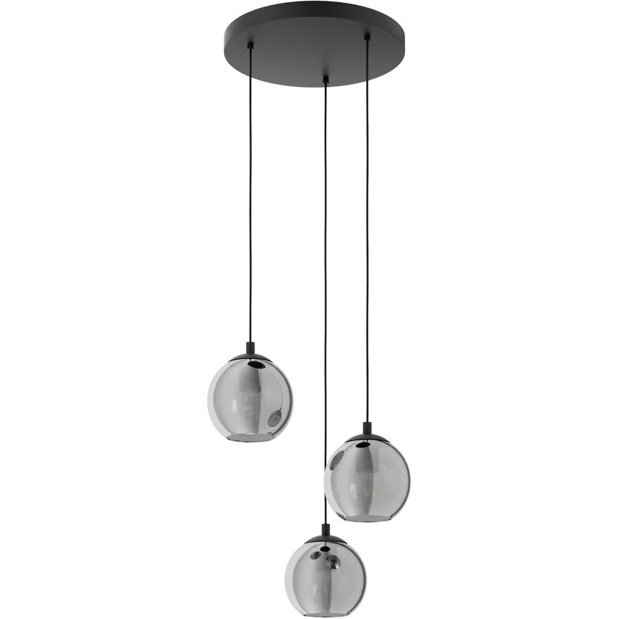 Eglo Pendellampe Ariscani Schwarz Stahl 42.5 cm 110 cm