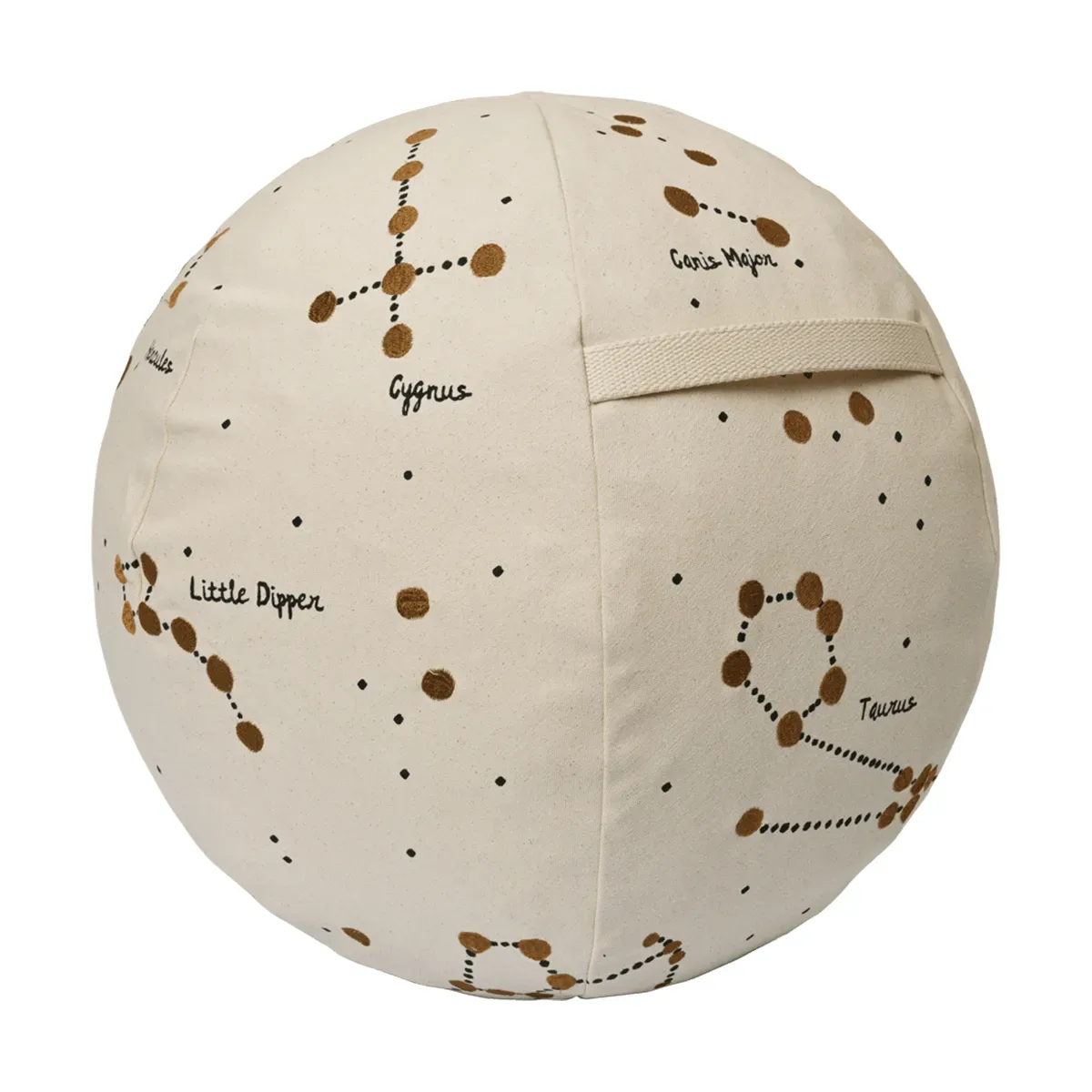 Ferm Living Constellation sittpuff Undyed, Ø50 cm
