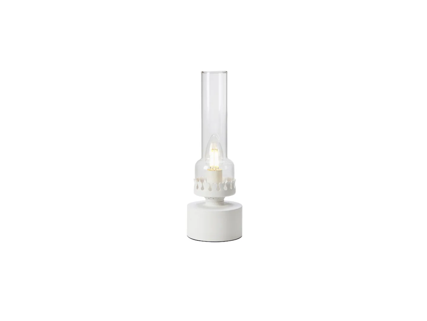 Kandella 1 Bordslampa Sandy White/Clear - Markslöjd - Vardagsrum - Glas