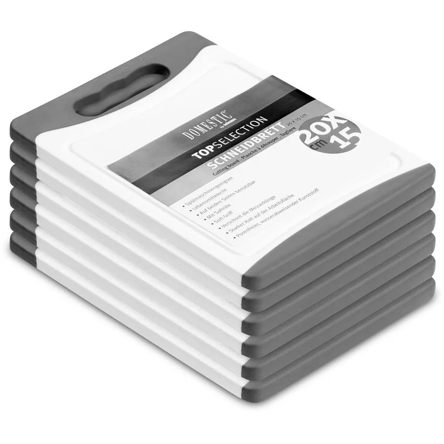 MÄSER Schneidebretter-Set Telesto ® II + III weiss/grau Kunststoff B 16 T 21 cm
