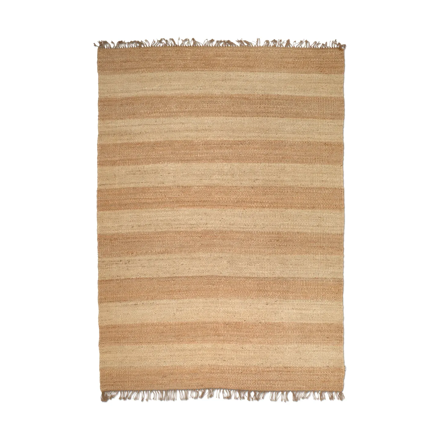 Stripes jute matta natur