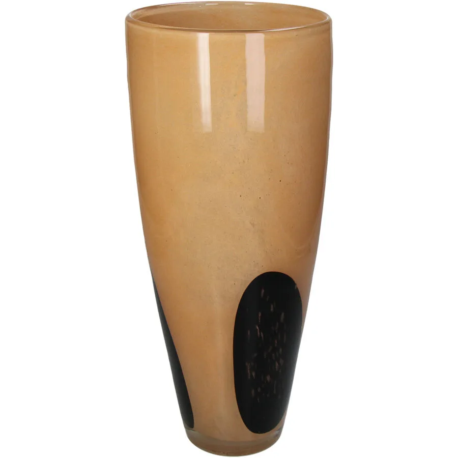 Vase Myko Pfirsich Glas D 16 H 38 cm