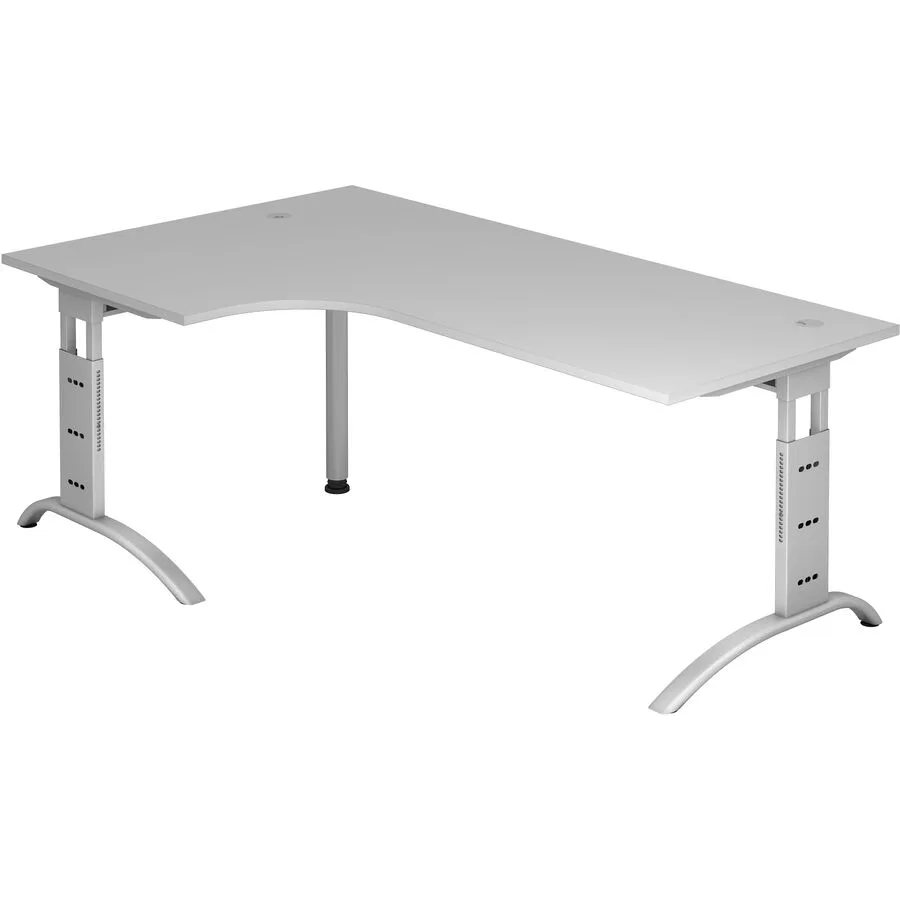 Schreibtisch Office grau Holzwerkstoff B 200 T 120 cm