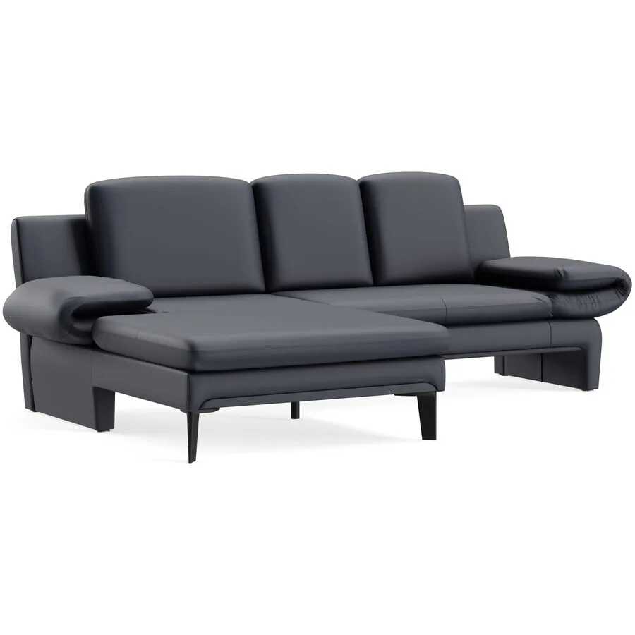 Ecksofa Astra Links Touch - 810 navy B 321 T 168 cm - Möbel Konfigurator: Traummöbel individuell zusammenstellen