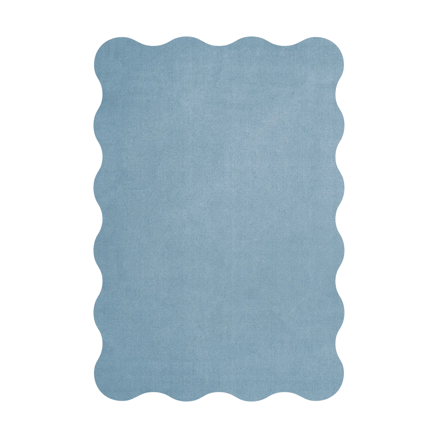 Layered Scallop ullmatta 250x350 cm Soft blue