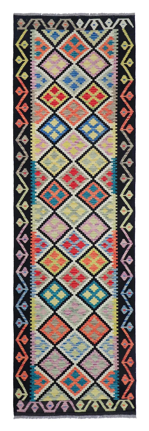 Orientalsk Teppe - Vegi Kelim Hand Woven - 80 x 268 cm (Størrelse: 80 x 268 cm)