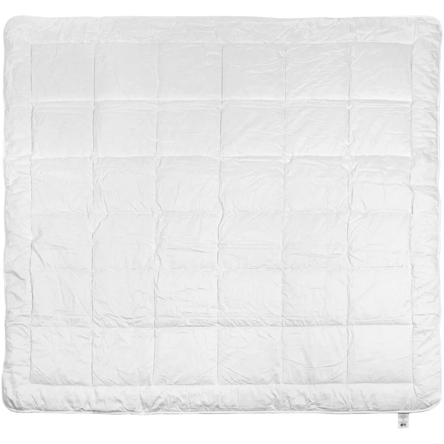 Duvet COCON Weiss Baumwolle/Wolle B 200 cm Schurwolle/Polyester - Material: Merinowolle