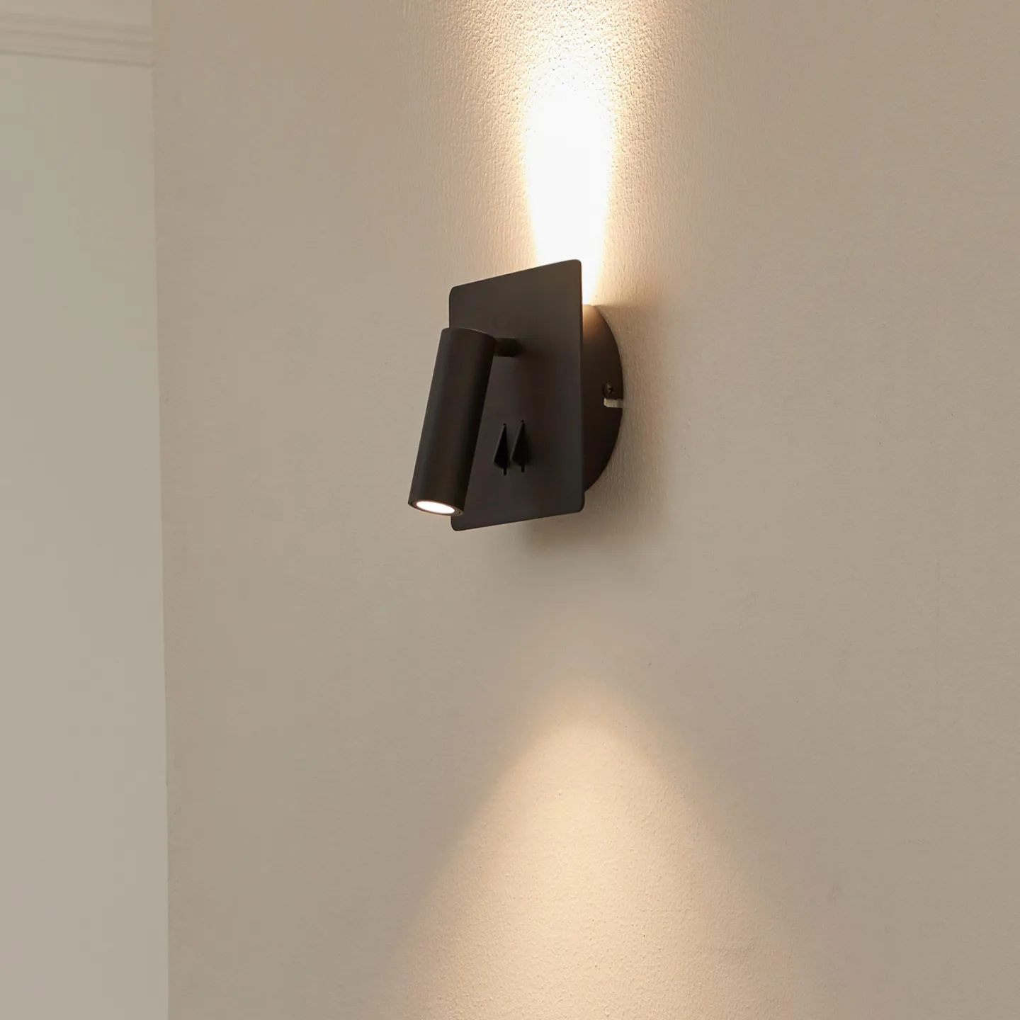 Magya LED 2 Square Væglampe Black - Lucande - Stue - Moderne - Aluminium - Med flere lyskilder