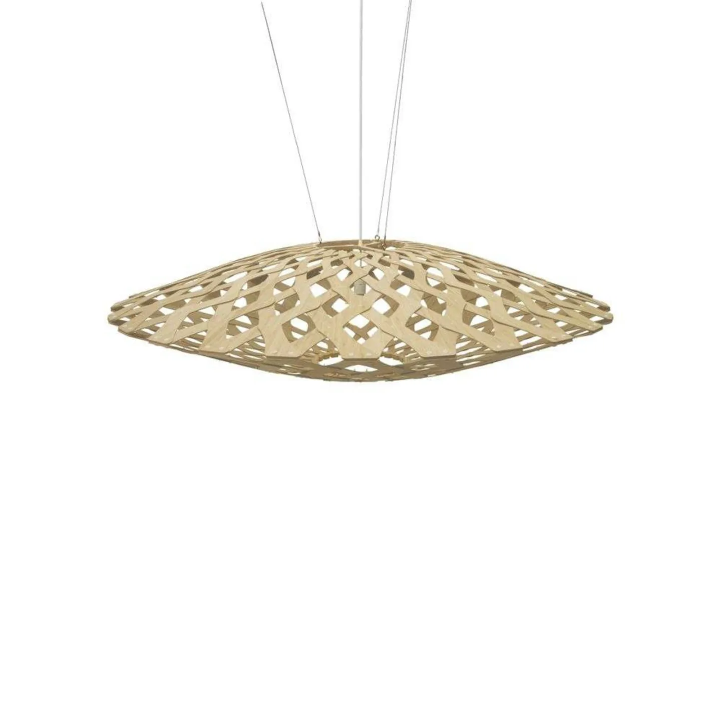 Flax Pendelleuchte Ø150 Bamboo - David Trubridge - Wohnzimmer - Bambus