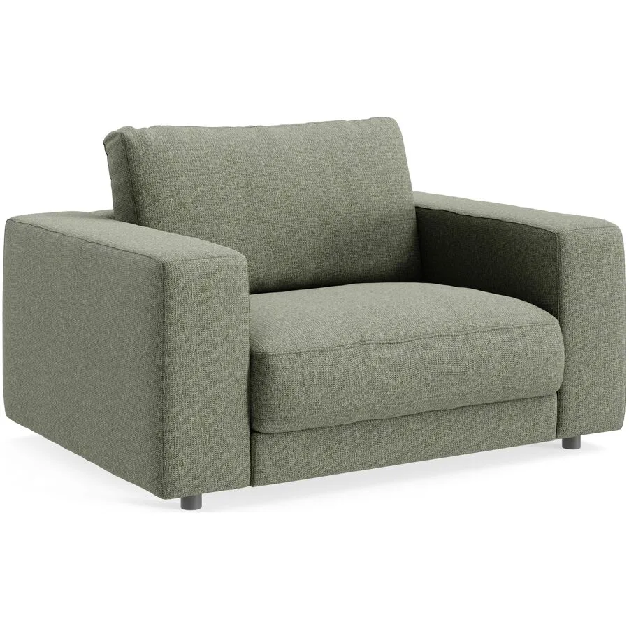 Sessel Ava oliv Bezug: 100% Polyester B 140 T 107 H 86 cm - Möbel Konfigurator: Traummöbel individuell zusammenstellen