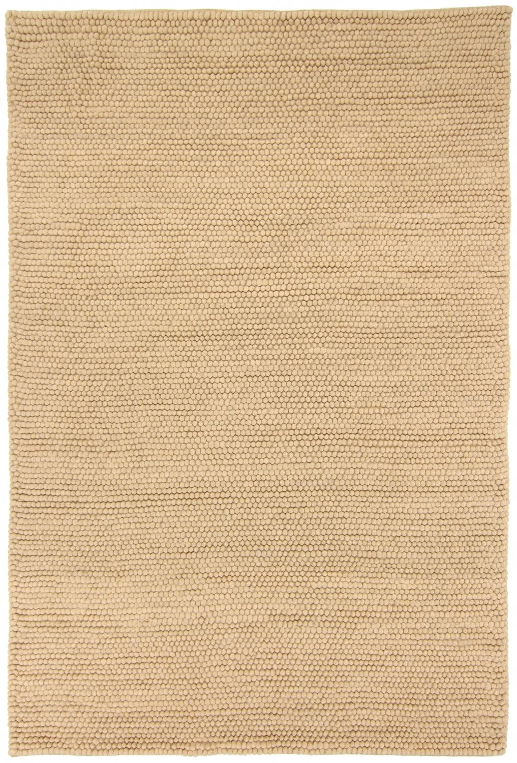 Ullteppe - Avafors Wool Bubble (sand) (Størrelse: 200 x 290 cm)