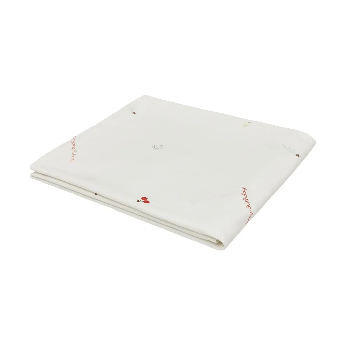 OYOY Birthday Tischdecke 140x260 cm Offwhite