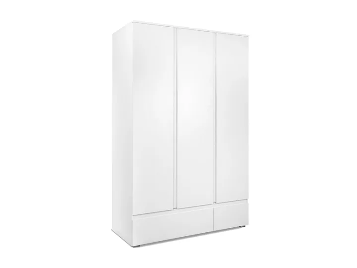 Drehtürenschrank ELOA weiss 3 Türen 2 Schubladen