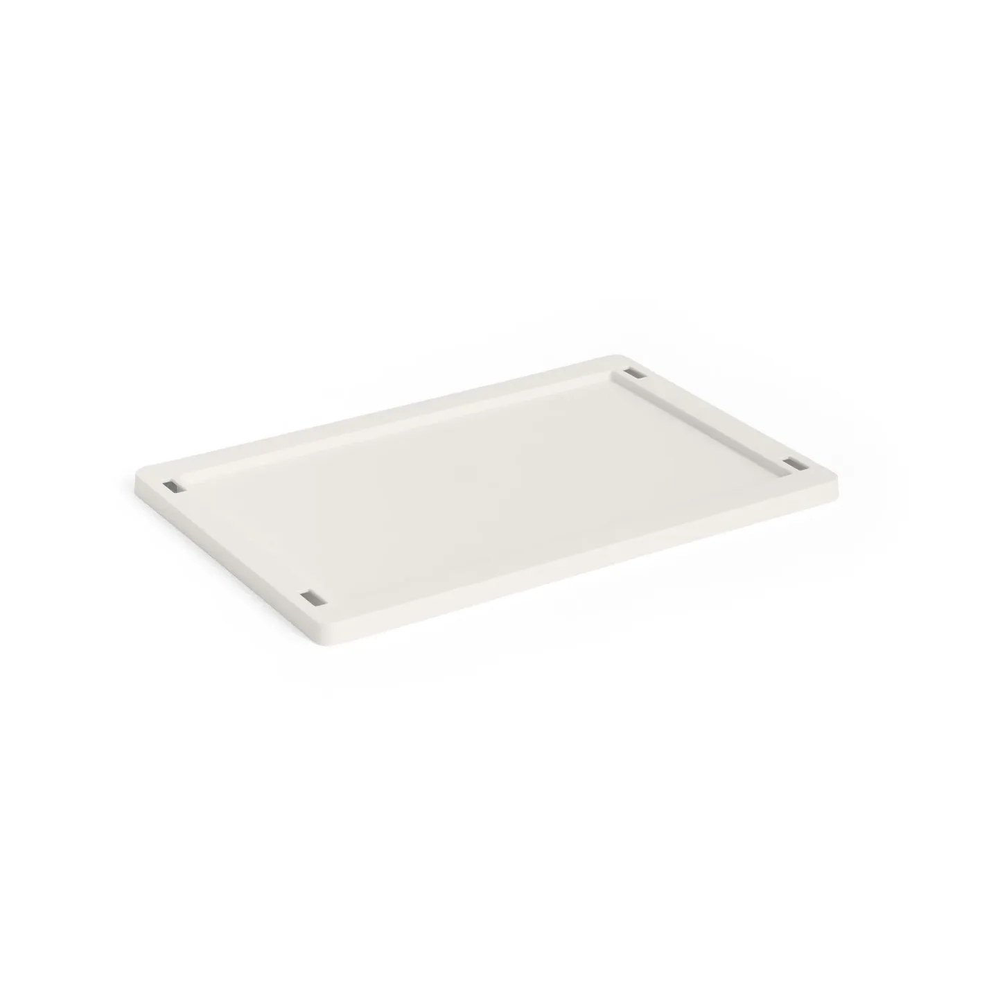 HAY Colour Crate lock plastic small Off white