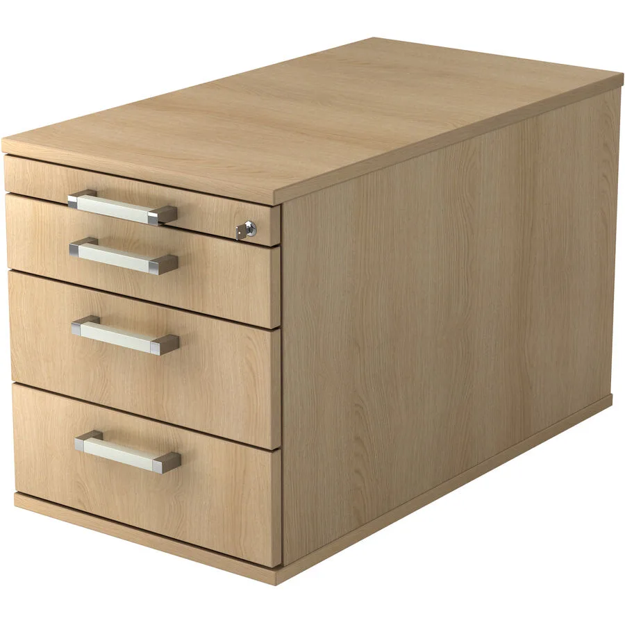 Rollcontainer Office Eiche Dekor Holzwerkstoff B 42.8 cm H 51.2 cm