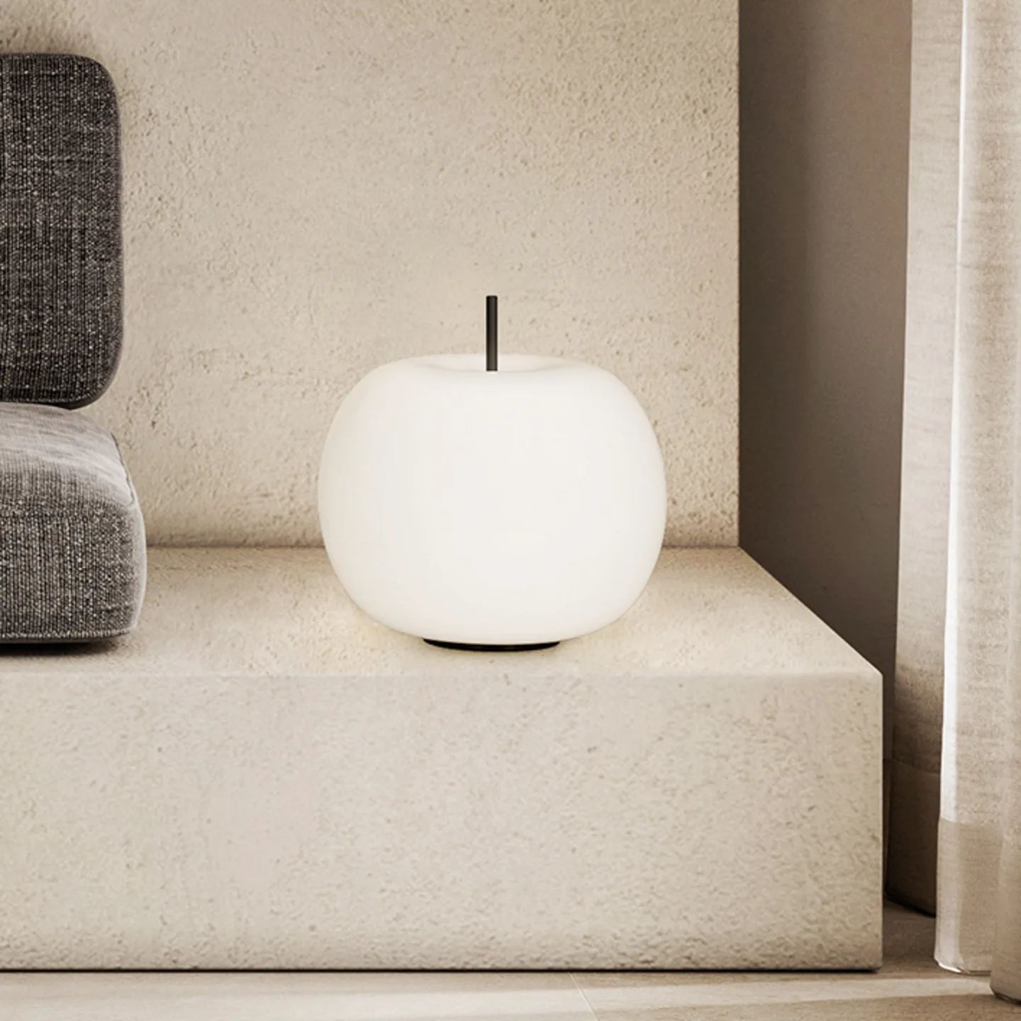 Kushi 33 Bordslampa Black - KDLN - Vardagsrum - Design - Glas - Klot