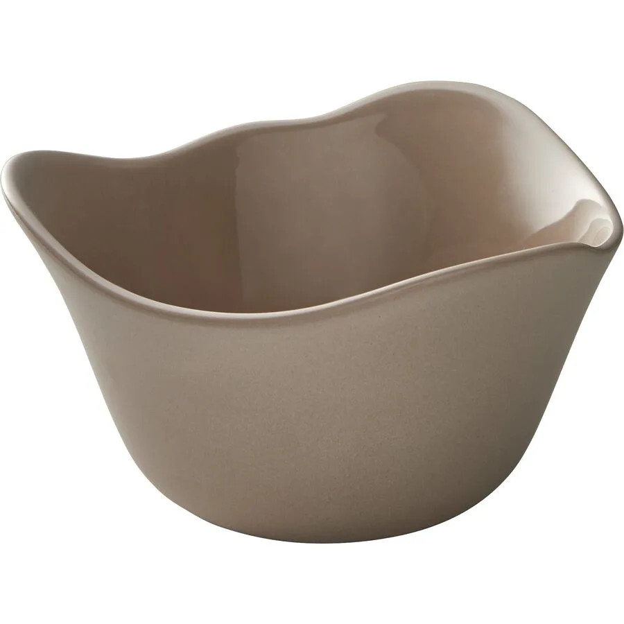 DEGRENNE Schälchen Brume Braun Porzellan 12.5 cm