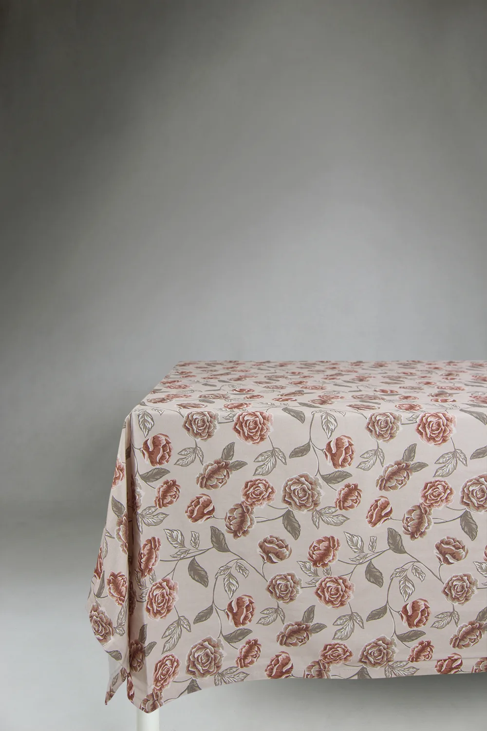 Dukar - Bomullsduk Wreath (rosa) (Størrelse: 140 x 250 cm)