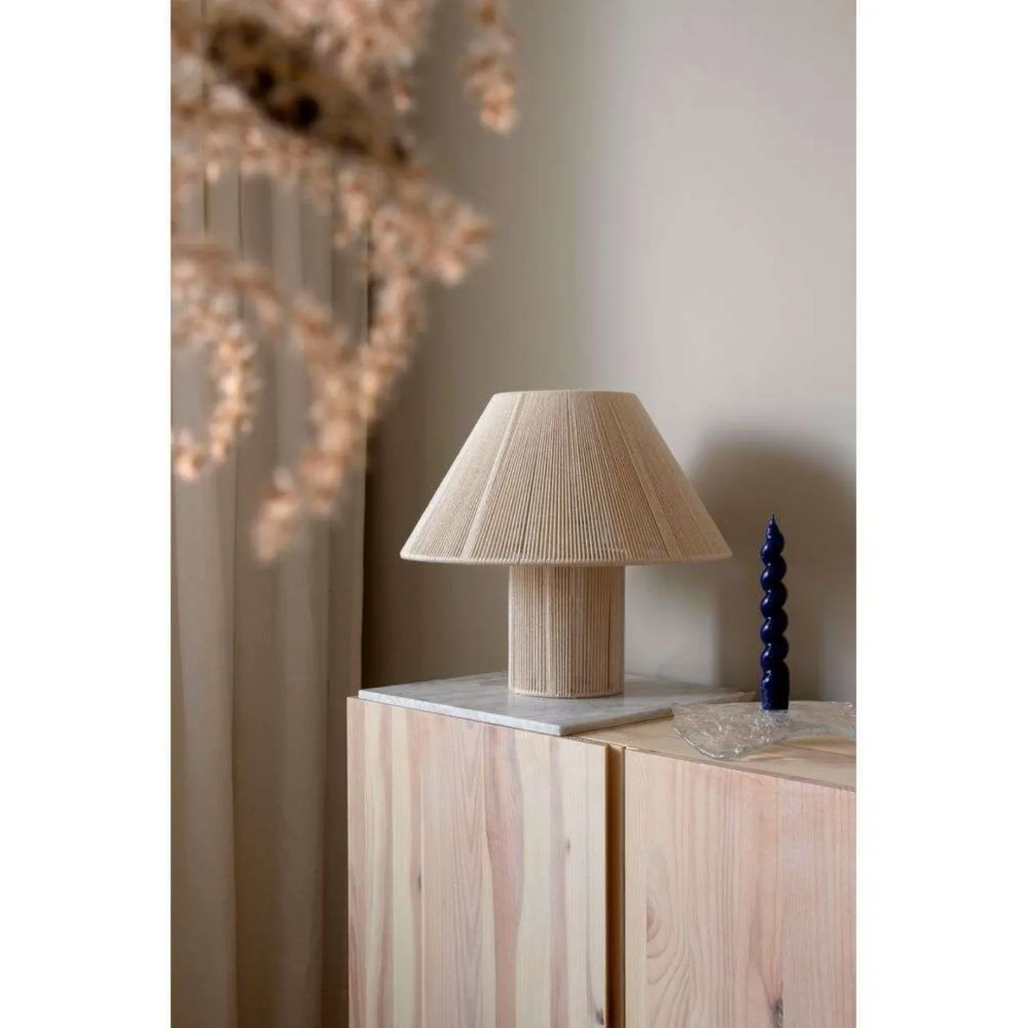 Anna 35 Tischleuchte Nature - Globen Lighting - Wohnzimmer - Stoff / Textil