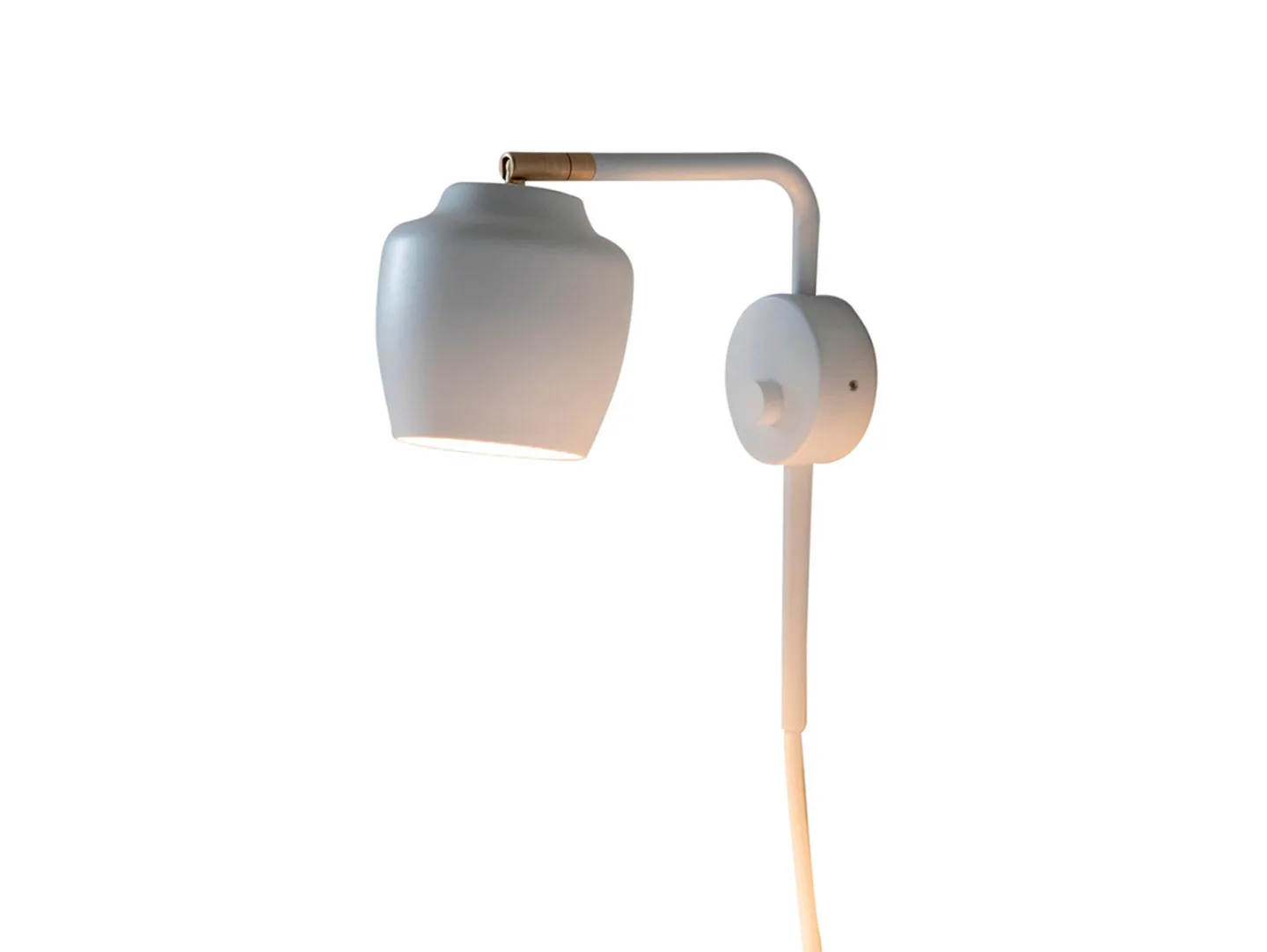 Nola Wandleuchte Weiß - Cph Lighting - Wohnzimmer - Aluminium