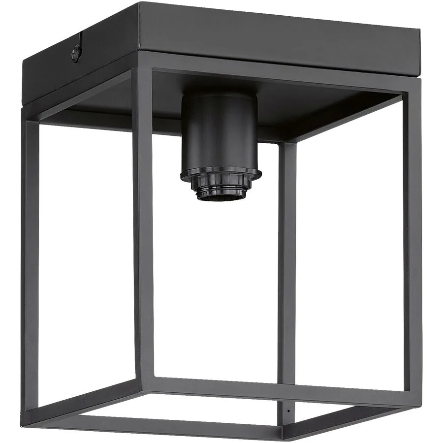 Deckenlampe Nero M6 Schwarz Metall 16 cm 20 cm