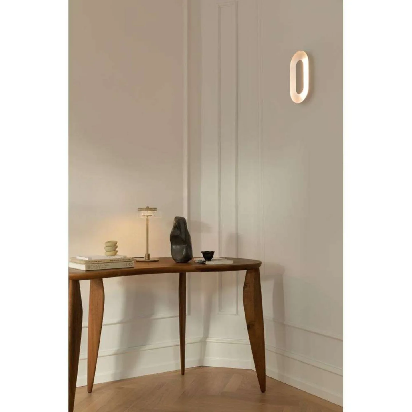 Sasi LED-Wandlampe, Höhe 29cm, messingfarben, Metall - Nuura Nuura Aps - Wohnzimmer - Skandinavisch - Einflammig