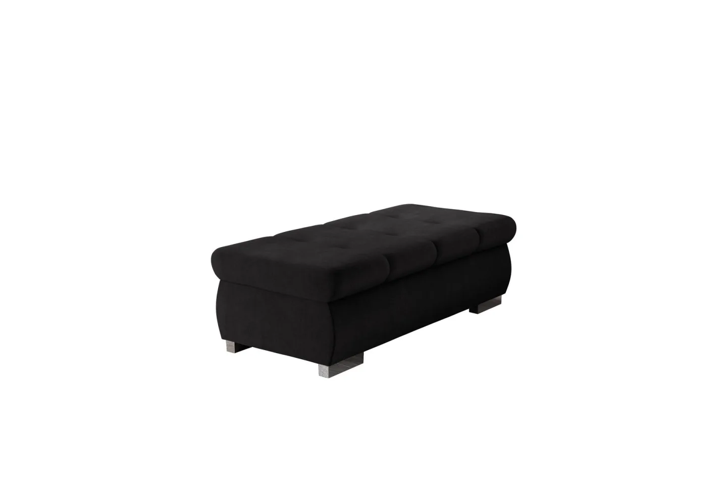 Cerys Fotpall 60 cm - Svart