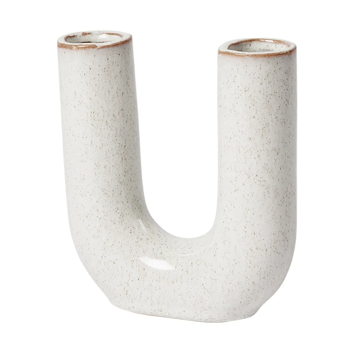 Broste Copenhagen Hector Vase U Ø16 cm Rainy Day Grey