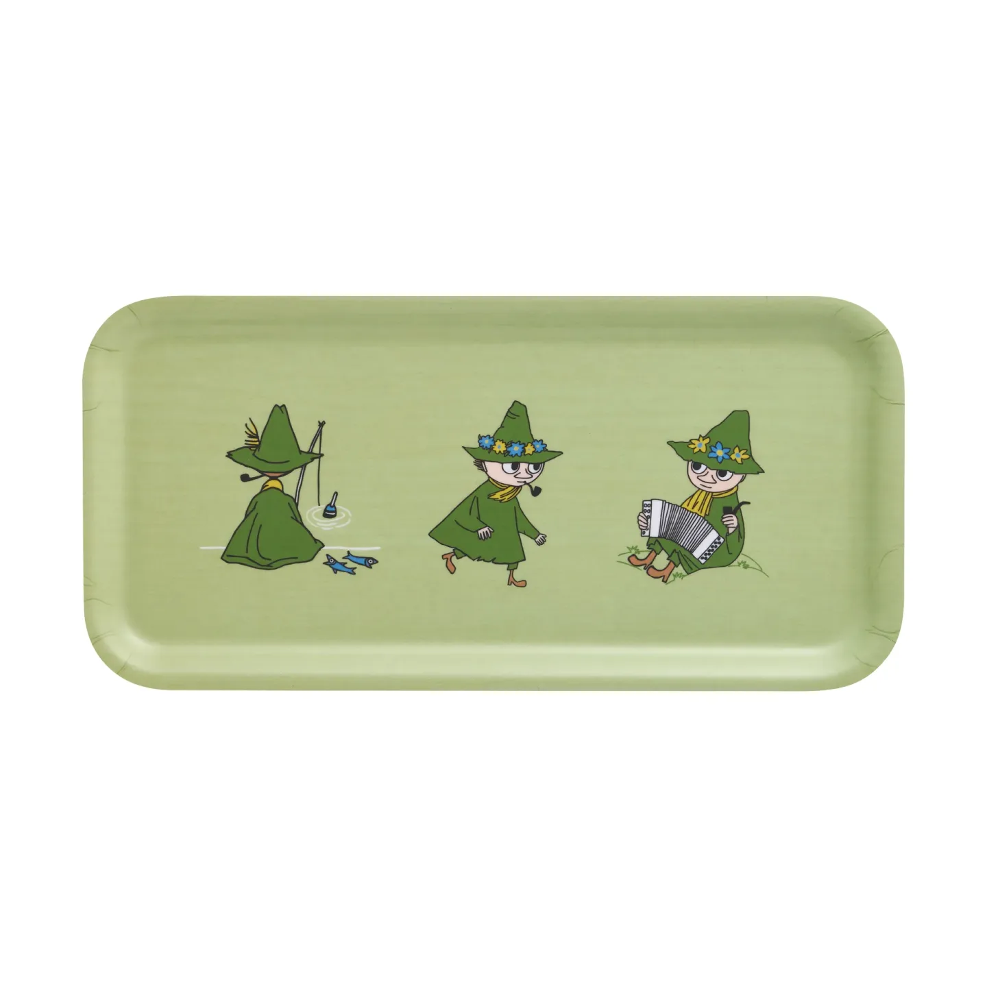 Muurla Moomin Tablett 13x27 cm Retro Snufkin