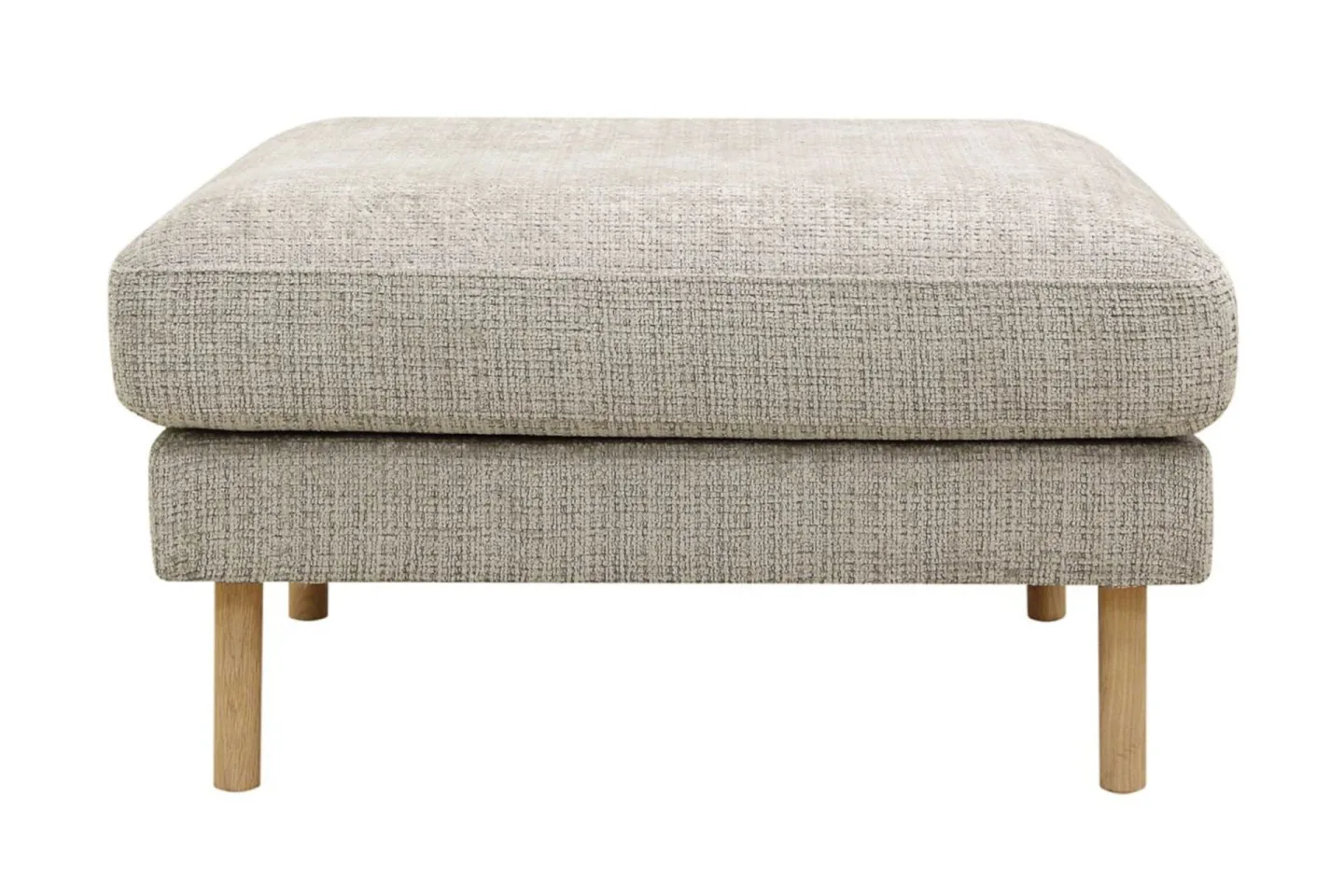 Florenz Fotpall - Grå/Beige