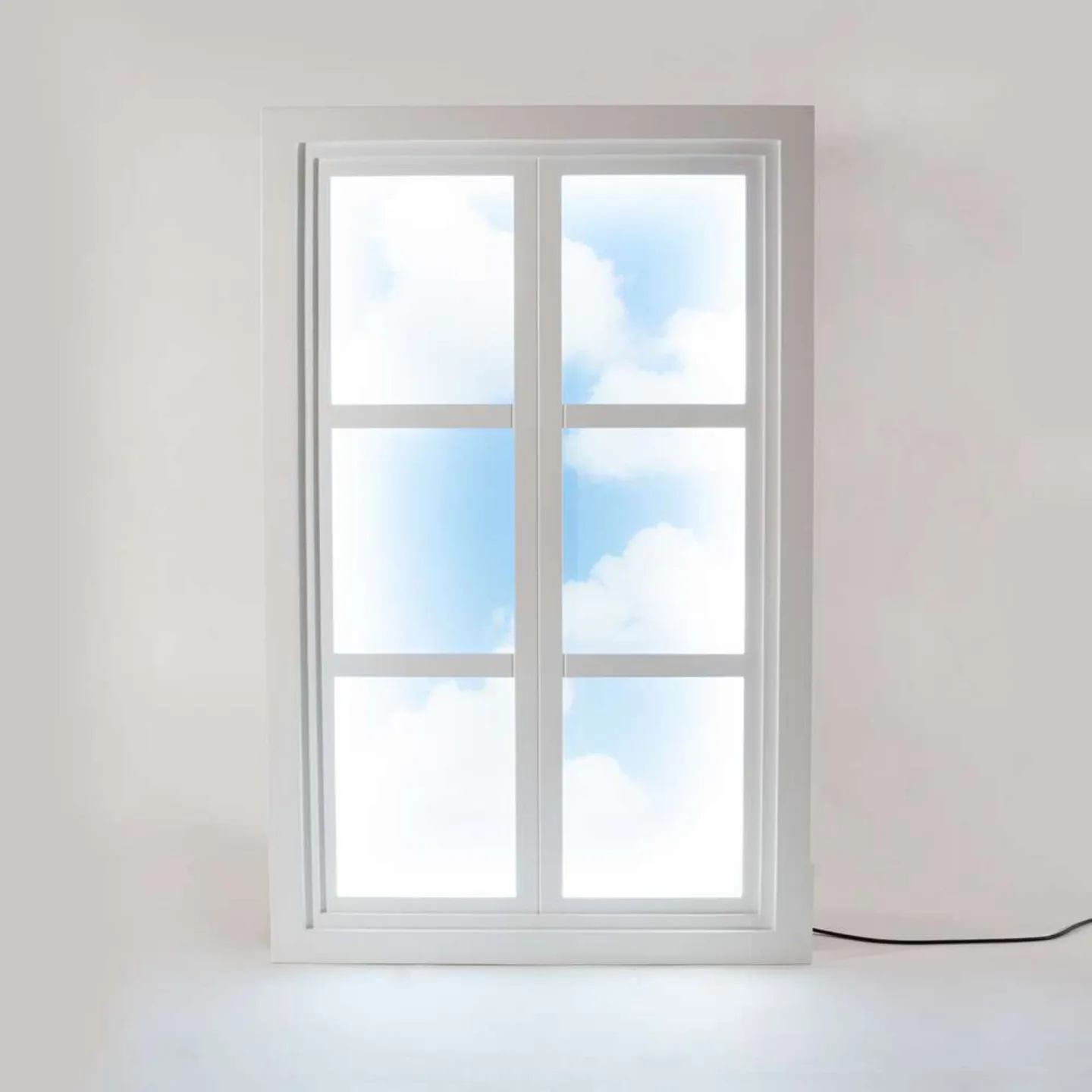 Window 3 Vegglampe/Gulvlampe White/Light Blue- Seletti - Stue - Plast
