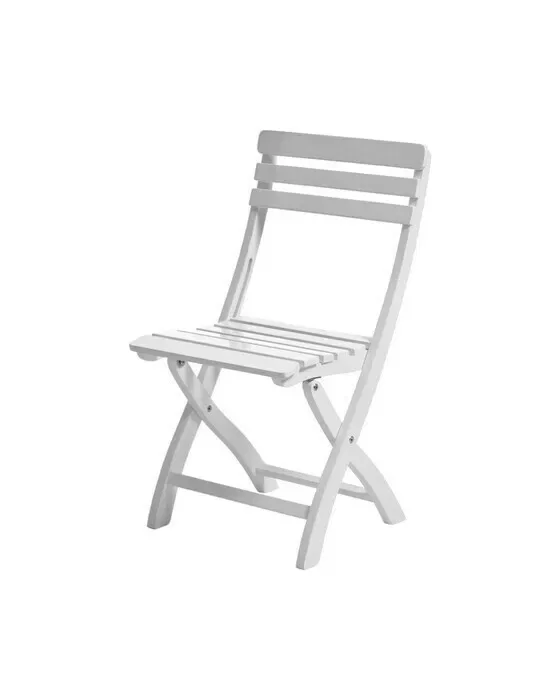 Clarish Folding Chair White