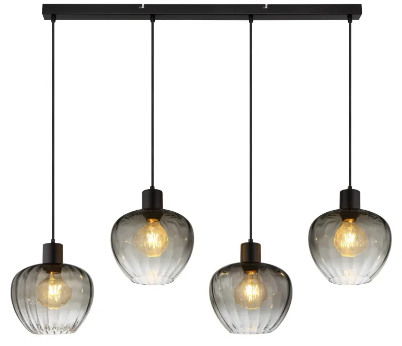 Globo Lighting - Toy 108cm - Taklampa - Rökfärgad