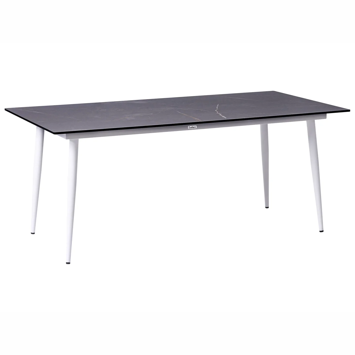 Matbord utomhus Tolentino 90x180 cm Marmoreffekt - Vit/Grå