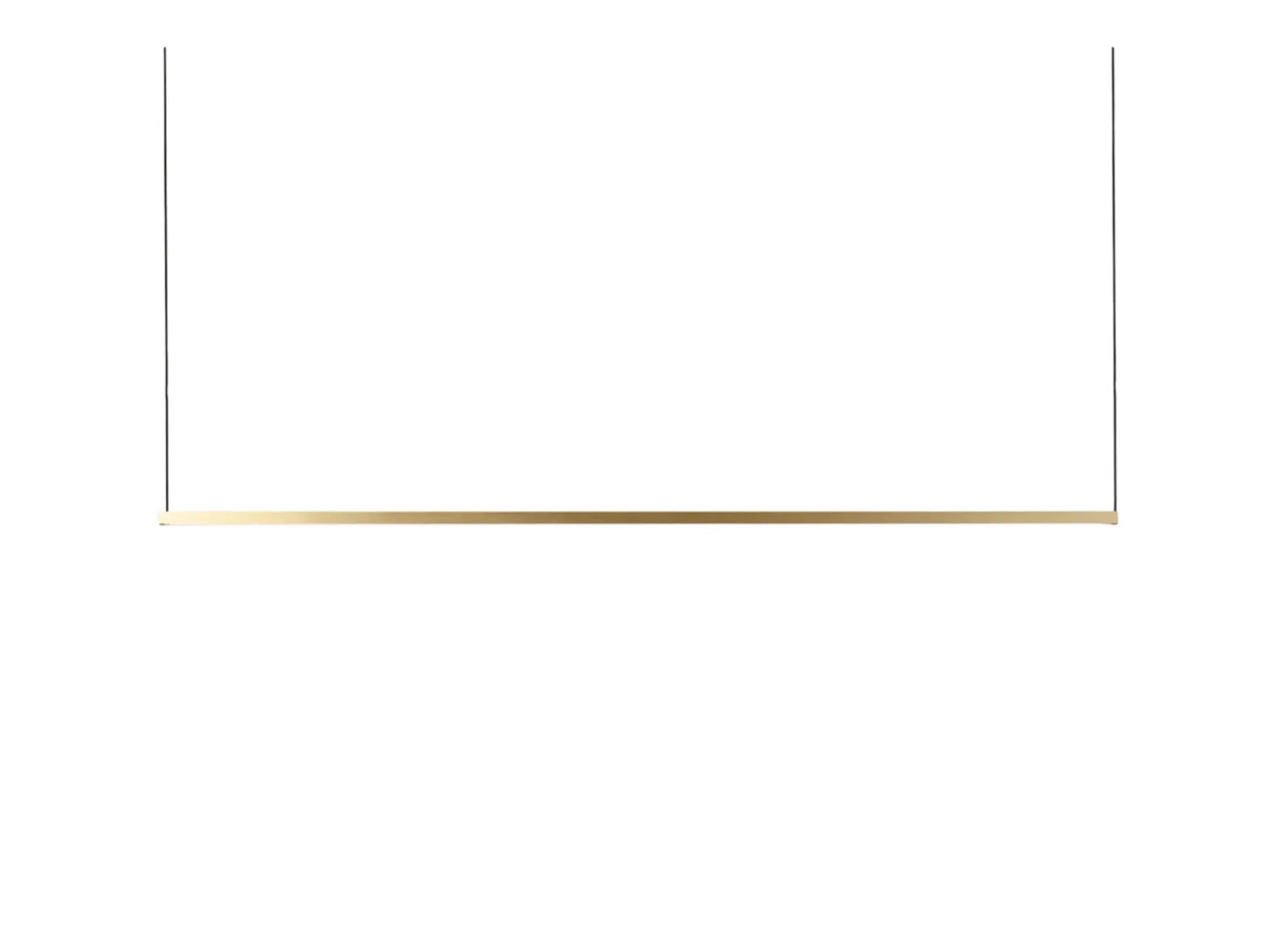 Stripe S1500 Pendel 2700/3000K Messing - LIGHT-POINT - Spisestue - Aluminium