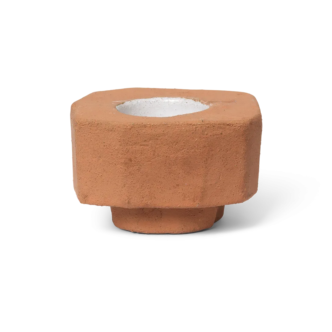 Ferm Living Kurinu Kerzenhalter Terracotta