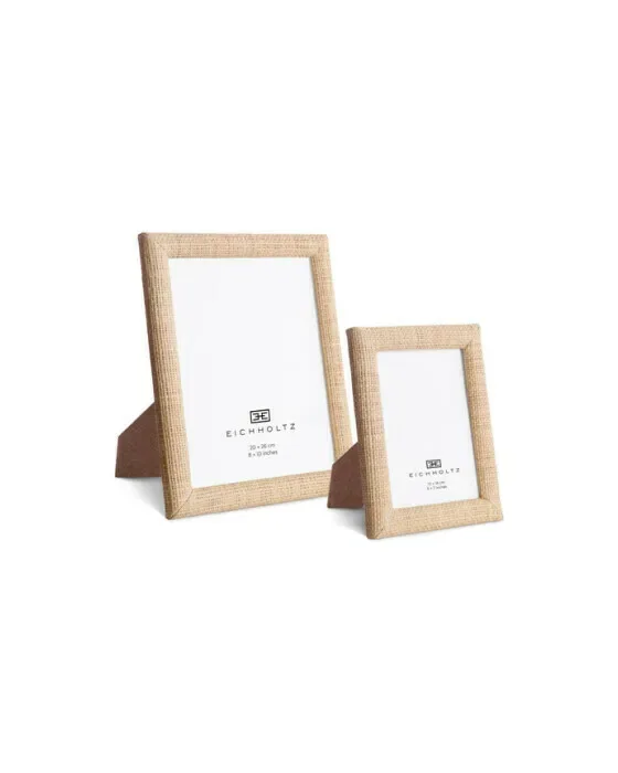 Pamplona Photo Frame Raffia set of 2