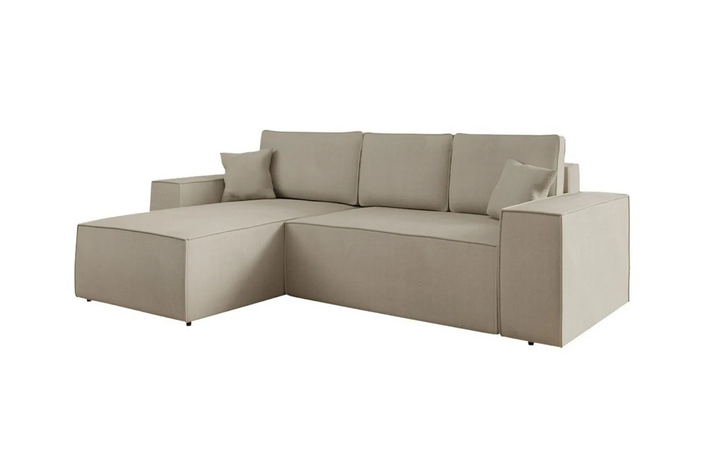 Knocklong 3-sits Hörnbäddsoffa - Ljusbrun