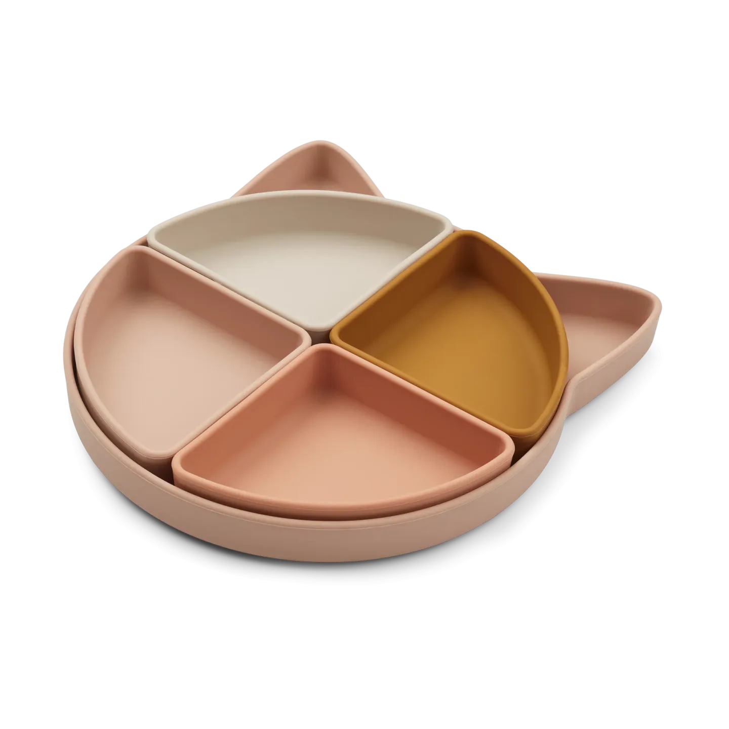 Liewood Arne Kinderteller + 4 Schalen Cat rose multi mix