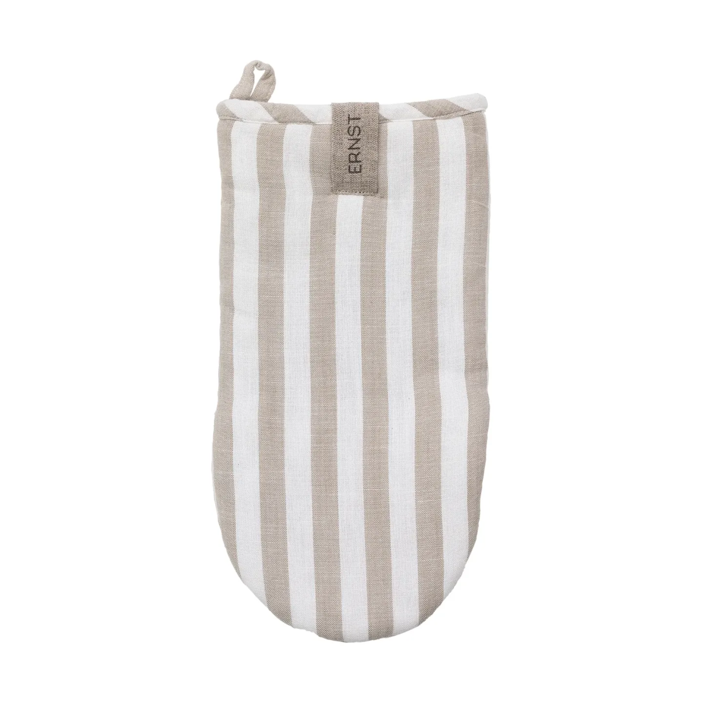 ERNST Ernst Topflappen breiter Rand Beige-weiß gestreift