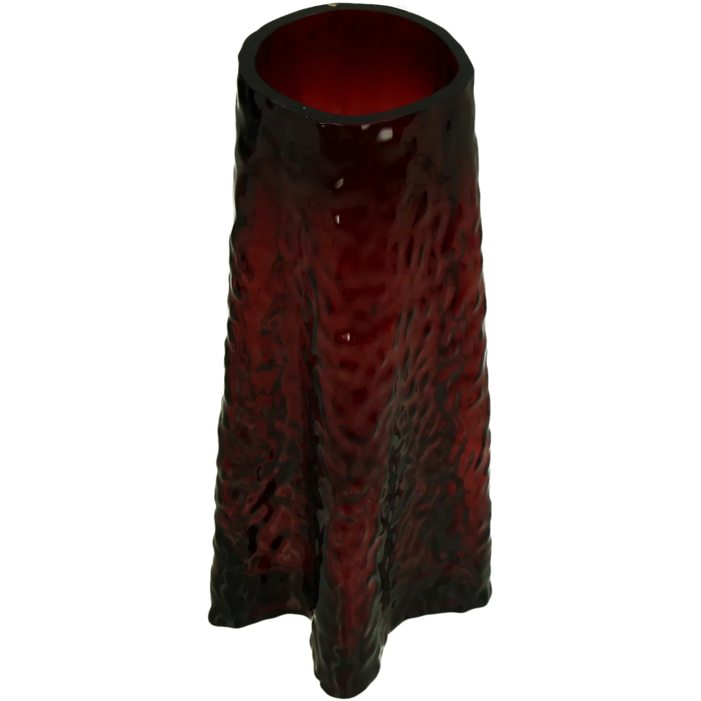Kersten Vase Glas, Rot H: 25 cm | Schubiger Möbel