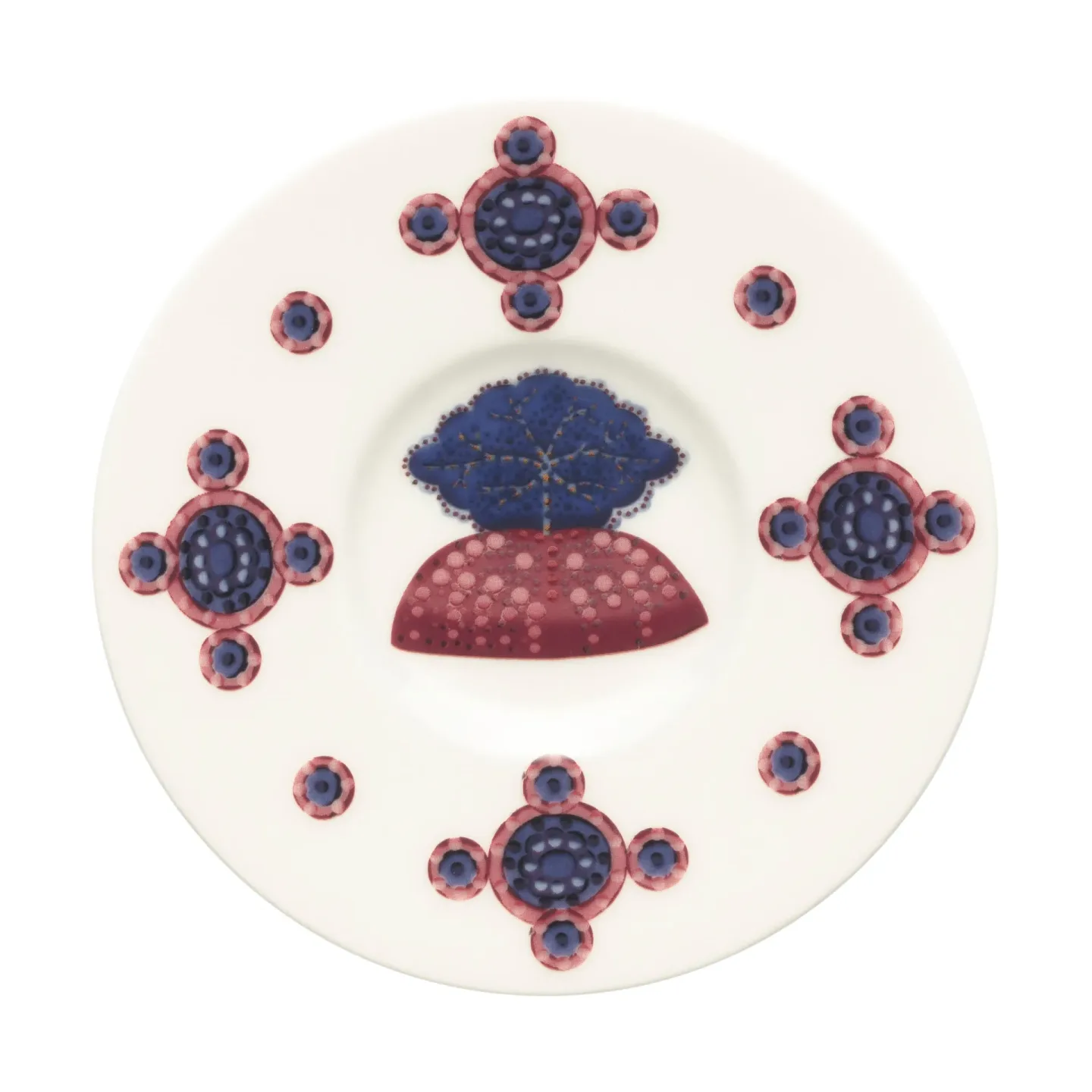 Iittala Taika Sato Untertasse Ø11 cm Weiß-bunt