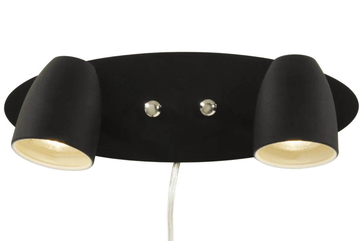 Aneta Lighting - Sandnes - Sänglampa - Svart